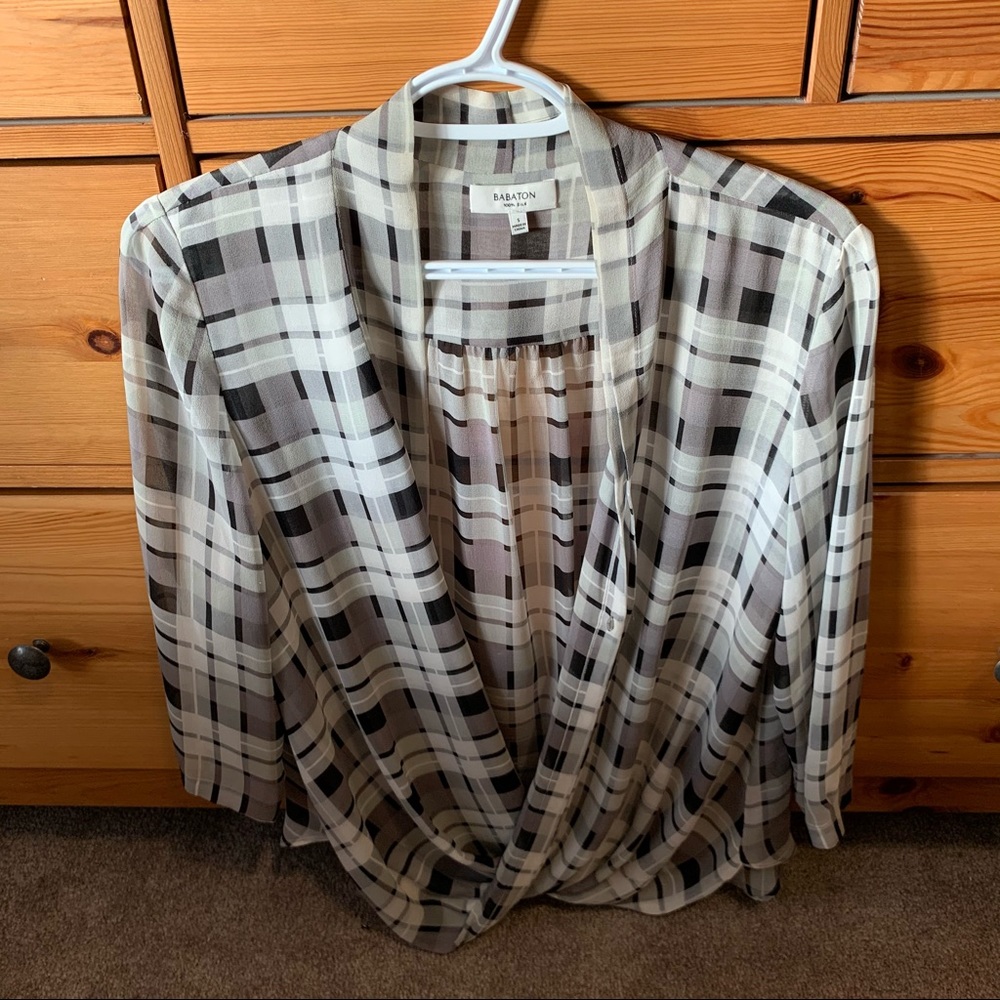 Babaton 100% silk blouse